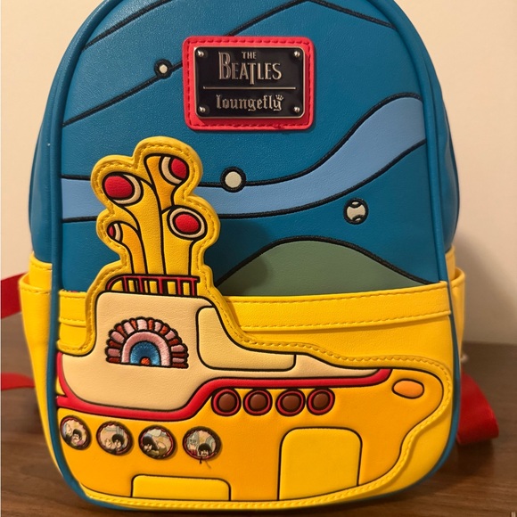 Loungefly Yellow Submarine Mini Backpack *WALLET NOT INCLUDED* - Picture 1 of 3